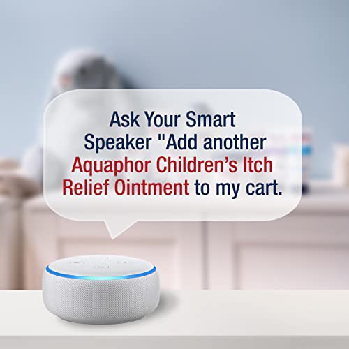 Aquaphor Children's Itch Relief Ointment, 1% Hydrocortisone Anti Itch Ointment for Skin Irritation, Insect Bites, Psoriasis, Skin Rashes Eczema & Poison Ivy, Fragrance Free, 1 Oz Tube, Pack of 2