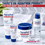 Aquaphor Healing Ointment Advanced Therapy Skin Protectant Skin Care Set, Body Moisturizer for Dry Skin, Minor Cuts and Burns, Dry Cuticles, Cracked Heels, Hands and Lips, 14 Oz Jar + 1.75 Oz Tube