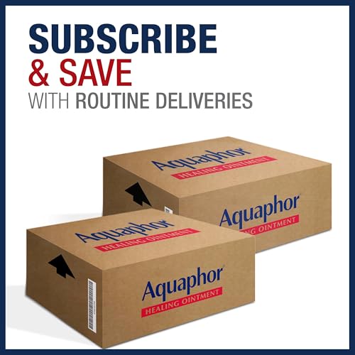 Aquaphor Advanced Therapy Healing Ointment, Hypoallergenic, Fragrance Free Body Moisturizer for Dry Skin and Minor Wound Care, Travel Size Skin Care Set, 1.75 Oz Tube, Pack of 3