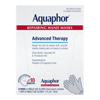 Aquaphor Repairing Hand Masks, Moisturizing Gloves for Dry Hands, Moisturizer for Dry Skin with Avocado Oil and Shea Butter, Pack of 6