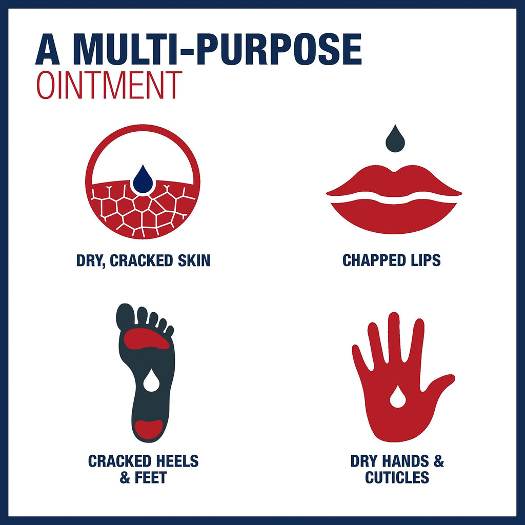 Aquaphor Healing Ointment Advanced Therapy Skin Protectant, Dry Skin Body Moisturizer, 0.35 Oz Tube, Pack of 2