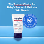 Aquaphor Baby Healing Ointment, Advanced Therapy for Chapped Cheeks and Diaper Rash, 3 oz. Tube (Pack of 3)